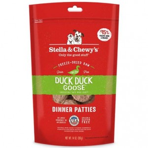 Stella & Chewy's Dog Freeze-Dried Dinner Patties Duck Duck Goose 14oz